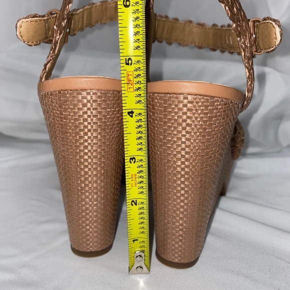 Copper Key Women's Raffia Wrapped Platform Wedge Size 8.5M - Picture 12 of 15